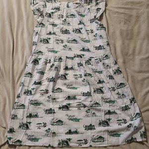 LOFT Outlet Sleeveless Cityscape Dress - Small